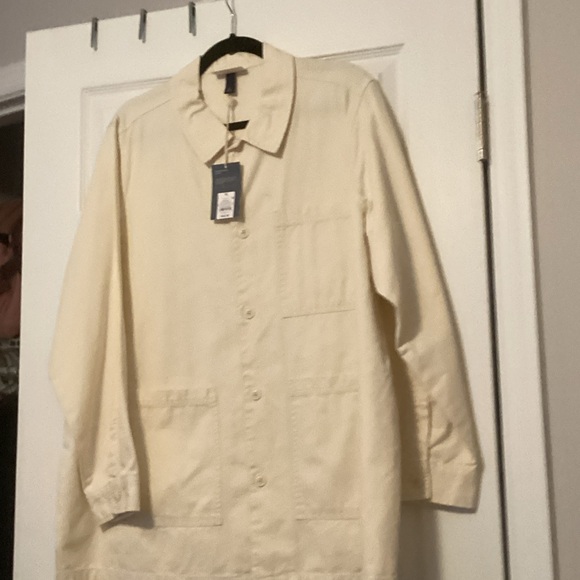 Universal Thread Cream Jean Jacket - Picture 1 of 4